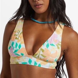 Billabong Sweet Aloha Remi Plunge Floral Bikini Top